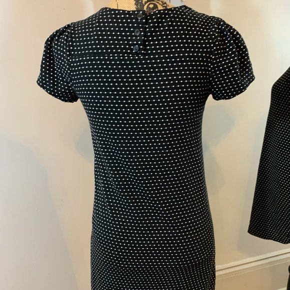 Maeve Black/White Dot Dress - Picture 4 of 7